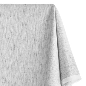 Hairline Stripe Linen Look Fabric SV578995 Black / White 1