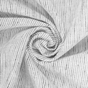 Hairline Stripe Linen Look Fabric SV578995 Black / White 2