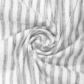 University Stripe Linen Look Fabric SV579002 Black / White 2