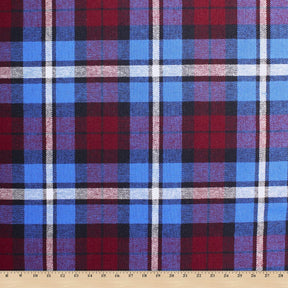 Brooklyn Plaid Cotton Flannel Fabric SV579024 3