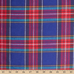 Tom Plaid Cotton Flannel Fabric SV579027 3
