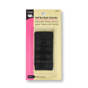 Dritz 1 1 2 Inch Soft Bra Back Extender SV579283 Black 1