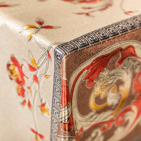 Scroll Fret Oilcloth Fabric SV578099 1