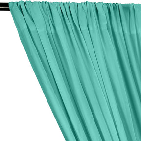 Rayon Challis Rod Pocket Curtains Seafoam Image 2