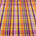 Silk Shantung Plaid Fabric SV575930 Orange/Purple 1