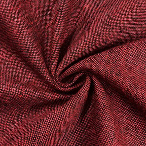 Silk Linen Matka Fabric SV575276 Red / Black 2 Tone 1