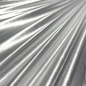 Tissue Lame Rod Pocket Curtains Silver 3