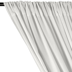 Peachskin Rod Pocket Curtains Silver 2