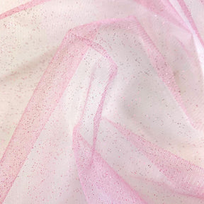Sparkle Glitter Tulle Fabric SV577022 Blush 1