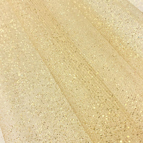 Sparkle Glitter Tulle Fabric SV577021 Champagne 1