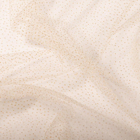 Sparkle Glitter Tulle Fabric SV577610 Off White 1