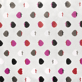 Strawberry Pop Art Oilcloth Fabric SV578089 2