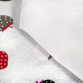Strawberry Pop Art Oilcloth Fabric SV578089 3