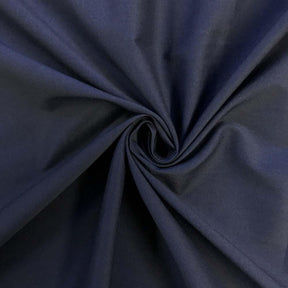 Stretch Broadcloth Rod Pocket Curtains Navy Blue 3