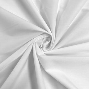 Stretch Broadcloth Rod Pocket Curtains White 3