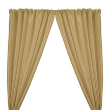 Stretch Taffeta Rod Pocket Curtains Champagne 1
