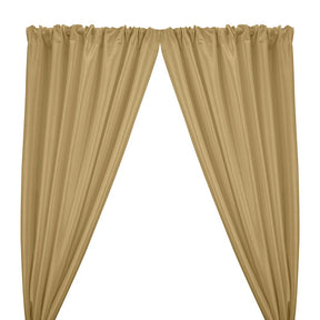 Stretch Taffeta Rod Pocket Curtains Champagne 1