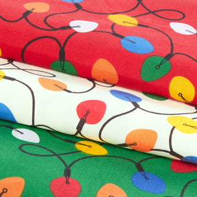 Holiday Light Print Broadcloth Fabric Group