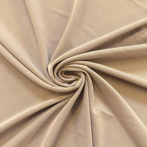 Ity Stretch Knit Jersey Rod Pocket Curtains Tan 3