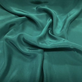 Silk Charmeuse Rod Pocket Curtains Teal 3