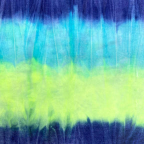 Tie Dye Stretch Velvet Fabric SV577053 Blue/Green 2