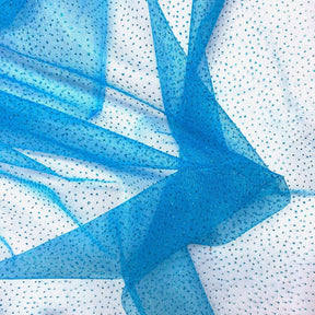 Sparkle Glitter Tulle Fabric SV573738 Turquoise 1