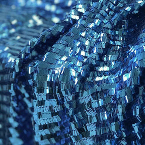 Rectangle Piano Sequins Rod Pocket Curtains Turquoise 4