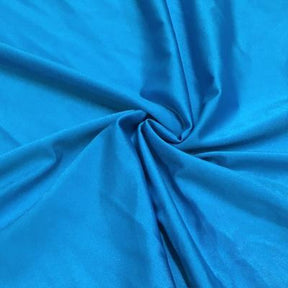 Shiny Milliskin Rod Pocket Curtains Turquoise 3