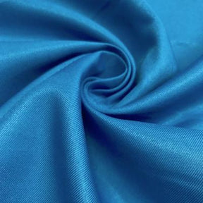 Twill Rod Pocket Curtains Turquoise 3