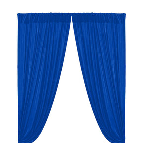 Micro Velvet Rod Pocket Curtains Turquoise 1
