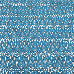 Iris Guipure French Venice Lace Fabric SV574146 Turquoise 2