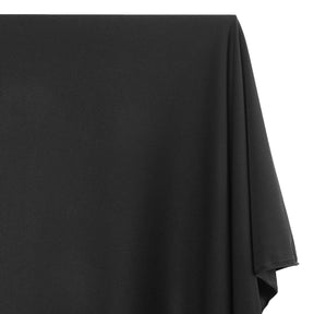 Stretch Twill French Terry Fabric SV578261 Black A1