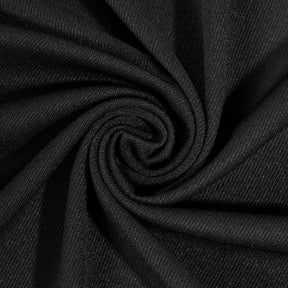 Stretch Twill French Terry Fabric SV578261 Black A2
