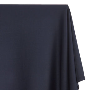 Stretch Twill French Terry Fabric SV578262 Navy Blue A1