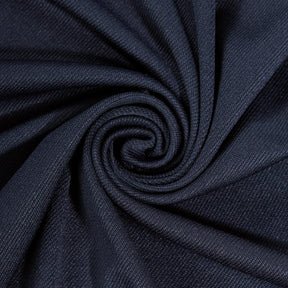 Stretch Twill French Terry Fabric SV578262 Navy Blue A2