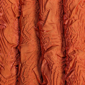 Ruched Ruffle Satin Fabric SV577775 Rust 2