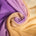 Chiffon Ombre Printed Fabric SV577575 Violet To Chocolate 1