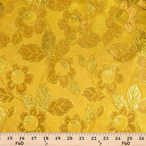 Daisy Metallic Brocade Fabric SV577694 Gold / Gold 3