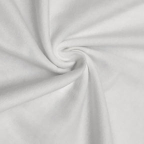Cotton Flannel Rod Pocket Curtains White 3