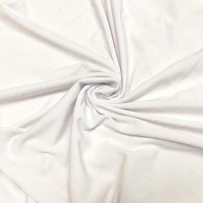 Ity Stretch Knit Jersey Rod Pocket Curtains White 3