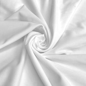 Matte Milliskin Rod Pocket Curtains White 3