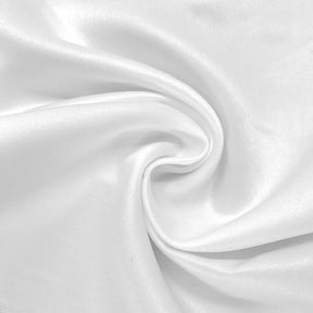 Matte Satin Peau De Soie Rod Pocket Curtains White 3