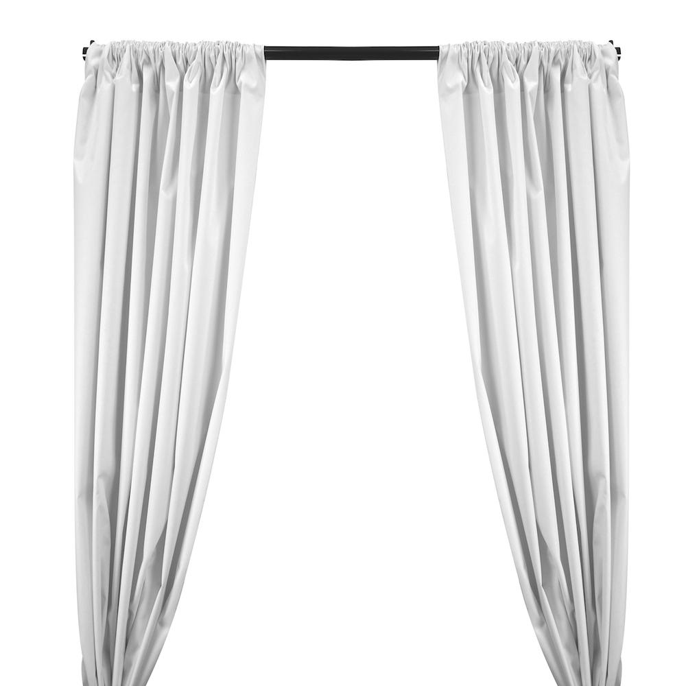 Ottertex Canvas Waterproof Rod Pocket Curtains White 1