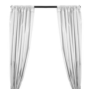Ottertex Canvas Waterproof Rod Pocket Curtains White 1