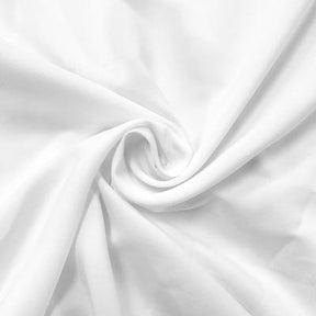 Peachskin Rod Pocket Curtains White 3