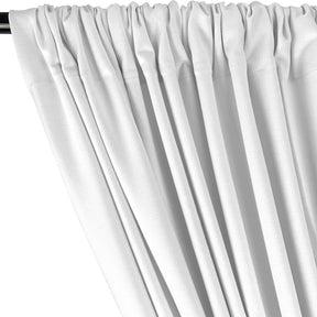 Ponte De Roma Rod Pocket Curtains White 2