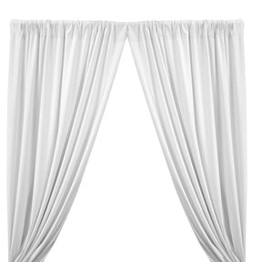 Ponte De Roma Rod Pocket Curtains White 1