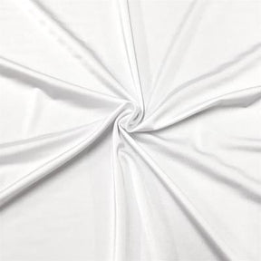 Shiny Milliskin Rod Pocket Curtains White 3