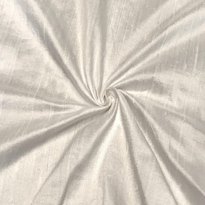 Silk Dupioni 54 Rod Pocket Curtains White 3