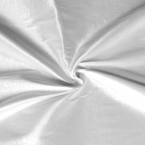 Stretch Taffeta Rod Pocket Curtains White 3
